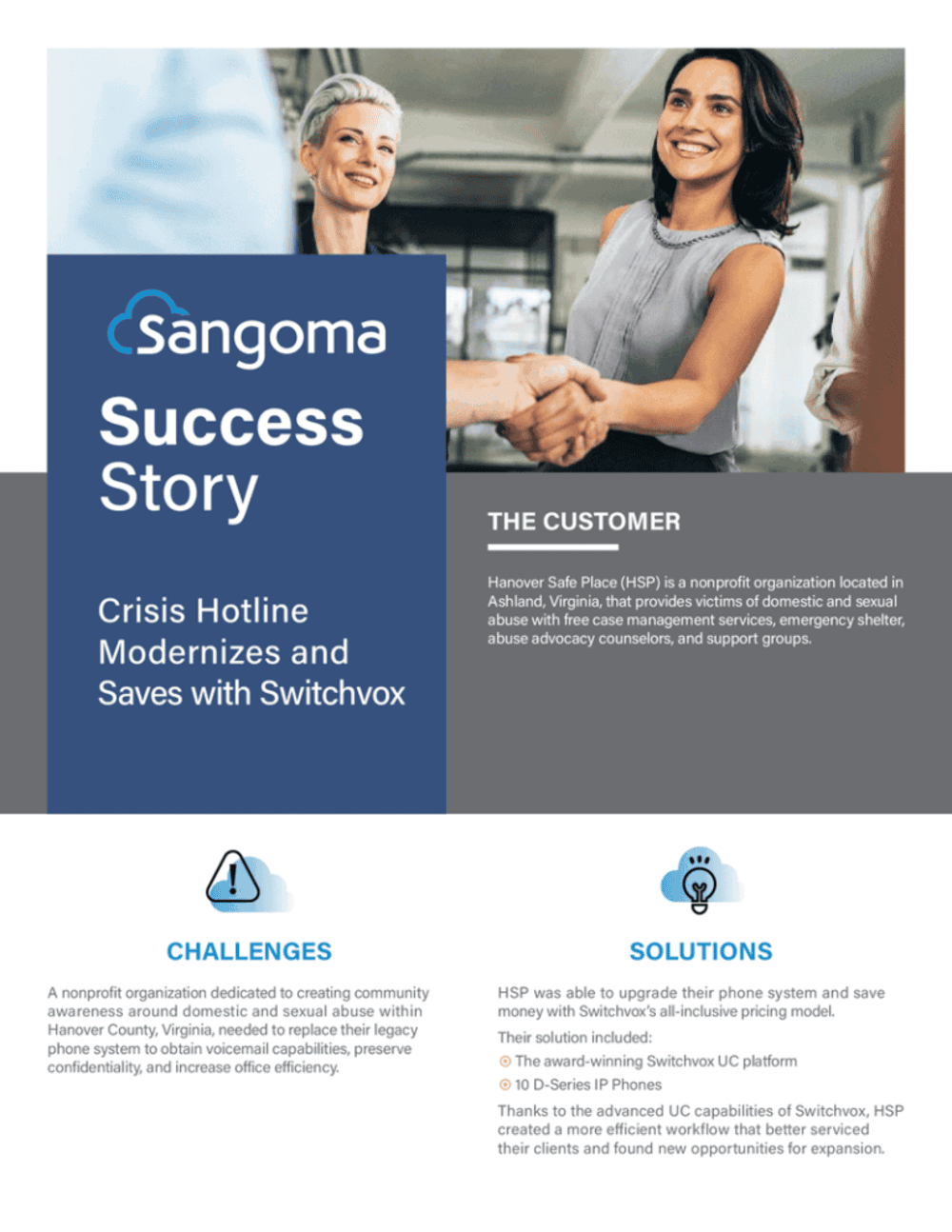 Hanover Safe Place Sangoma TechnologiesSangoma