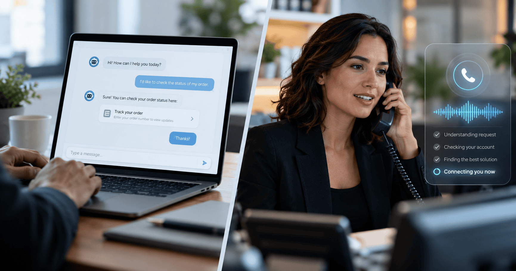 Chat AI vs. Voice AI: Which is Better for Your Business?